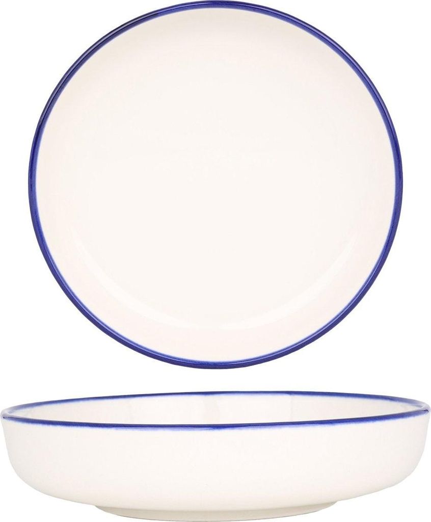 Rinart Schüssel - Blue Edge - Porzellan - 19 cm