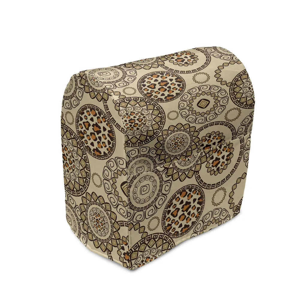 Couvercle pour Mixeur avec Poches de Rangement et Motif Animalier
