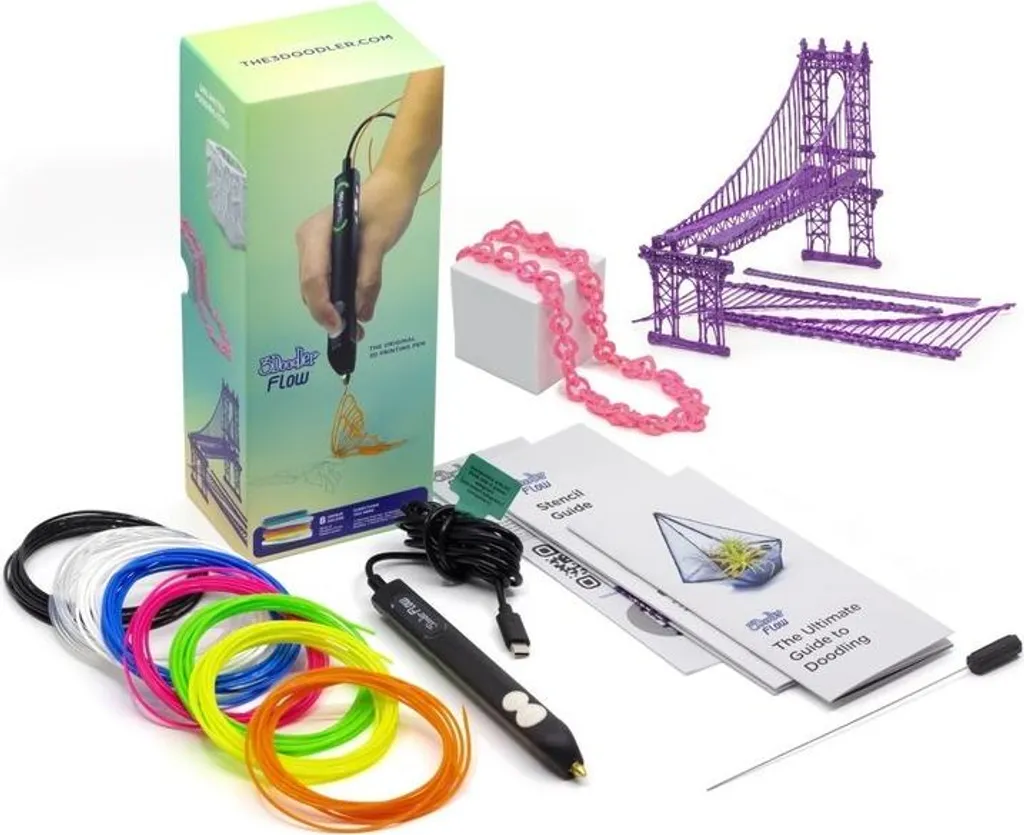 Stylo 3D haute performance avec extrusion fluide et bobines de plastique