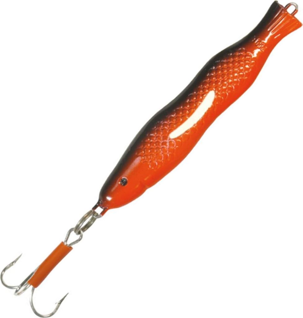 Solvkroken Solvpilk Pilker rot/schwarz, Gewicht / Länge / Hakengröße:400g - 17.0cm - Gr. 7/0