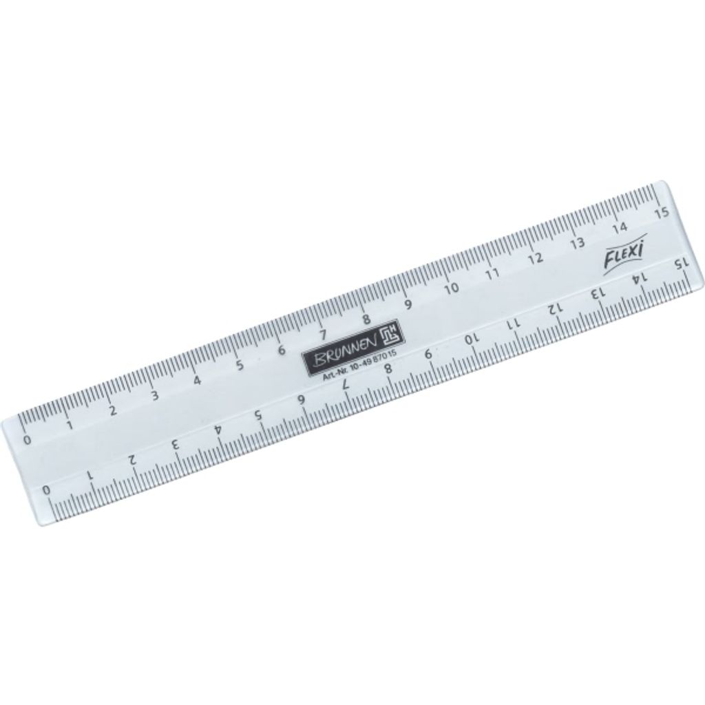 BRUNNEN 104987015 Righello flessibile 15 cm cristallino Immagine del prodotto 