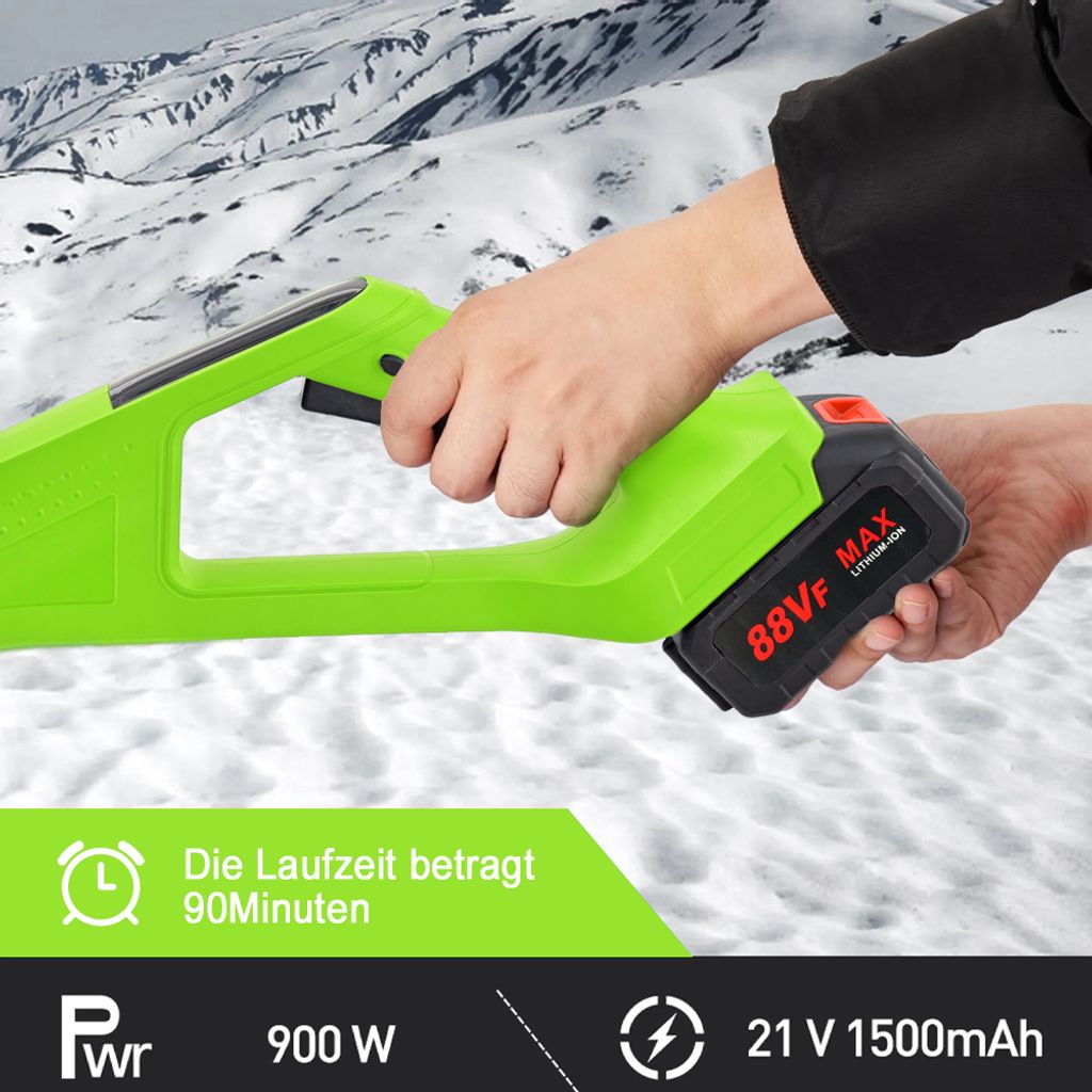 Kabellose tragbare elektrische Schneefräse, Produktbild 3