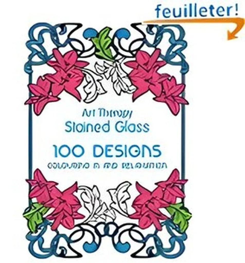 Art Thérapie Vitrail 101 Designs Livre de Coloriage et Méditation