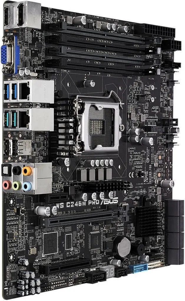 ASUS WS C246M PRO Carte Mère Micro ATX LGA1151 C246 90SW00E0-M0EAY0 - 8