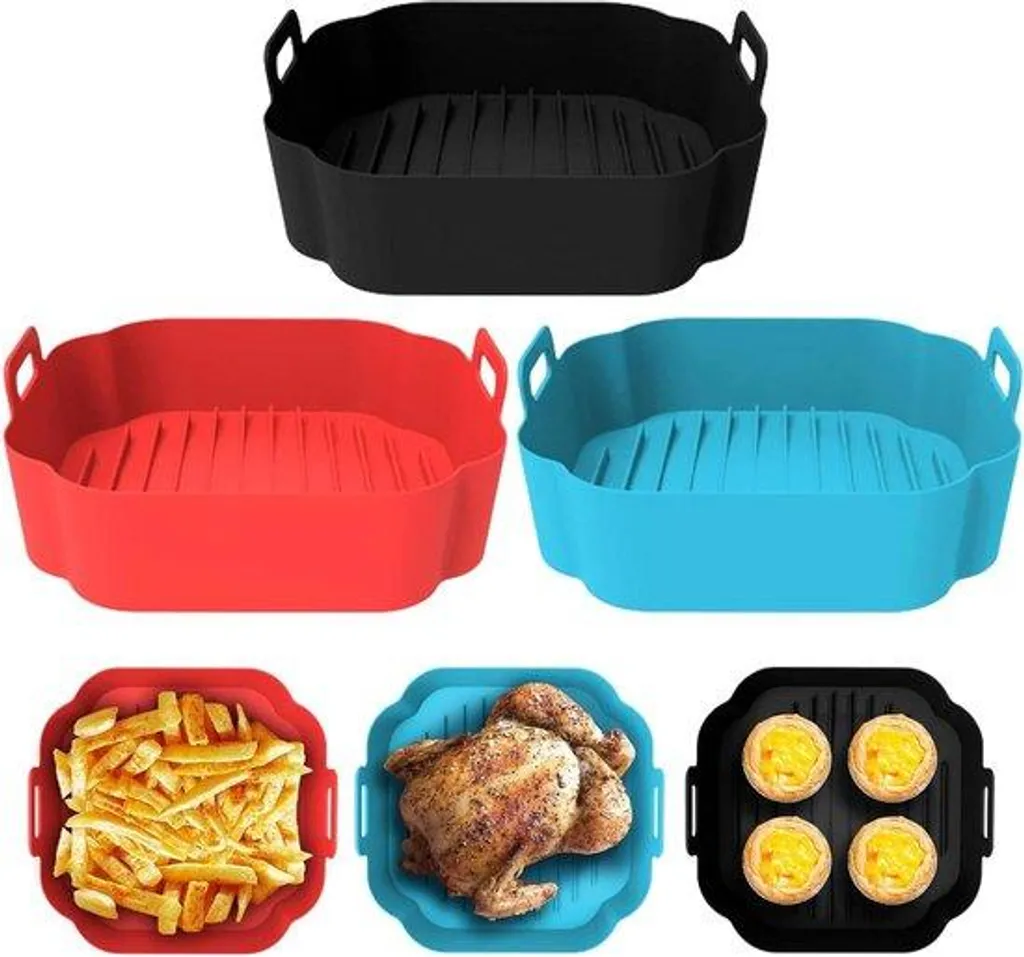 Moule silicone Air Fryer anti-adhésif - Fini le nettoyage difficile