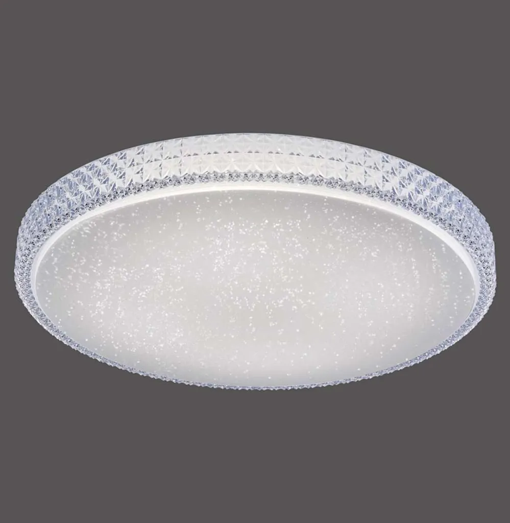 Plafonnier LED Cristal D60 cm à Intensité Variable et CCT Réglable - 2