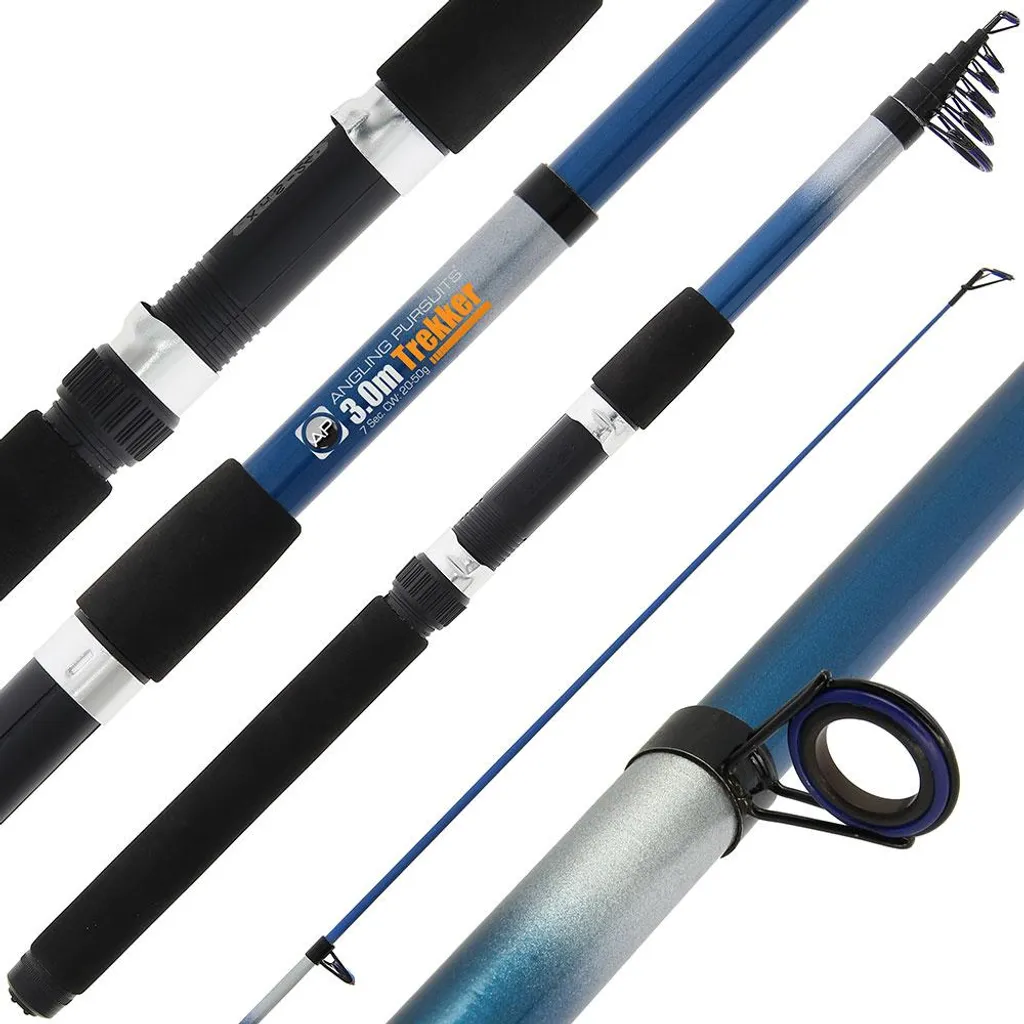 Canne télescopique 10ft en fibre de verre robuste et flexible