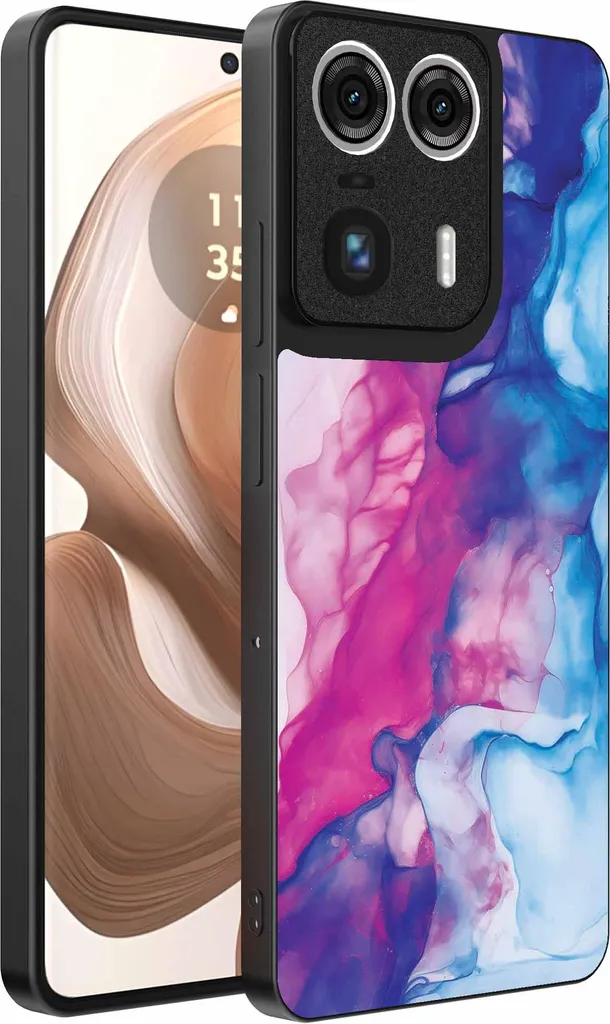 Recensione Cover TPU Motorola Edge 50 Ultra Marmo Rosa Blu | Qualità