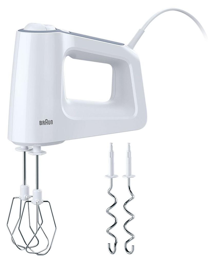Braun HM 3100 WH, Handmixer, Weiß, CE, 500 W, 180 mm, 220 Produktbild 