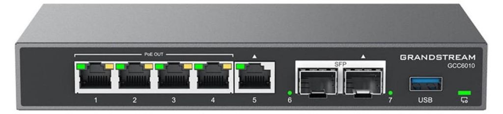 5+2P Grandstream GCC6010 UC PoE