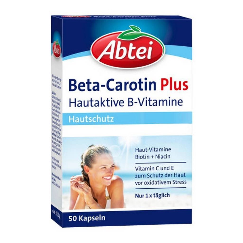 Doplněk stravy Abtei Beta-Carotin Plus Hautschutz, 50 Obrázek produktu 