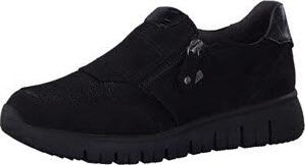Jana Slipper Sneaker Modeschuh Damen schwarz 37