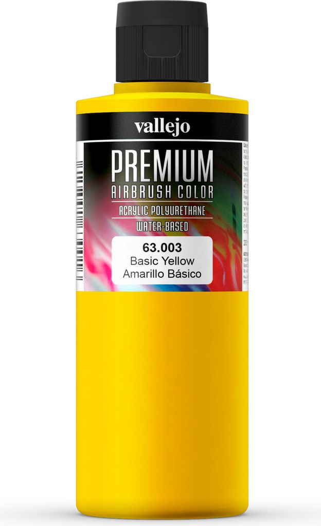 Vallejo 63.003, Gelb, Acrylfarbe, Flüssigkeit, 200 ml, 1 Stück(e)