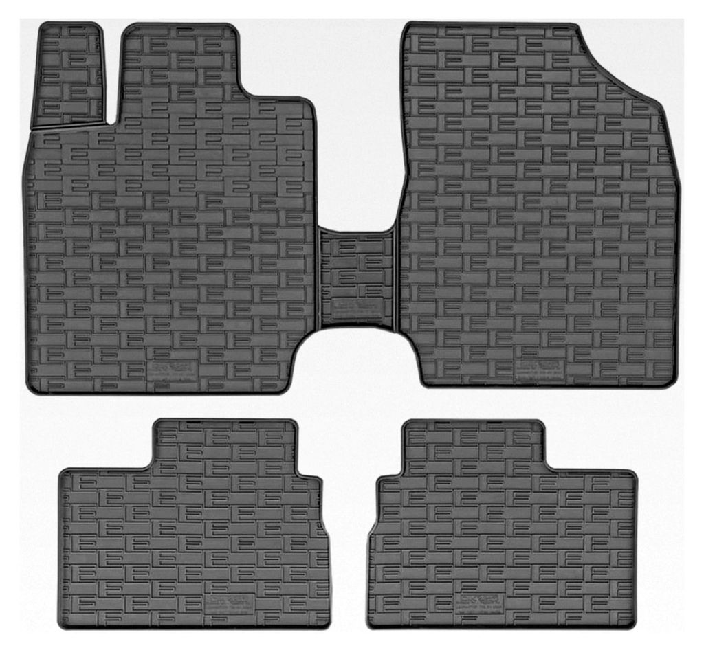 Gummimatten-Set für Leapmotor T03 ab 2024 (3-teilig), Schwarz