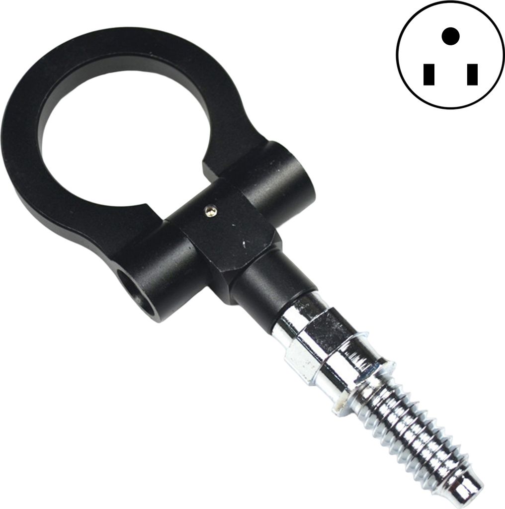 Auto Abschlepphaken Robust Verschleißfest JP/EU Stecker Frontstoßstange Auto Anhänger Ring Haken Auto Versorgung