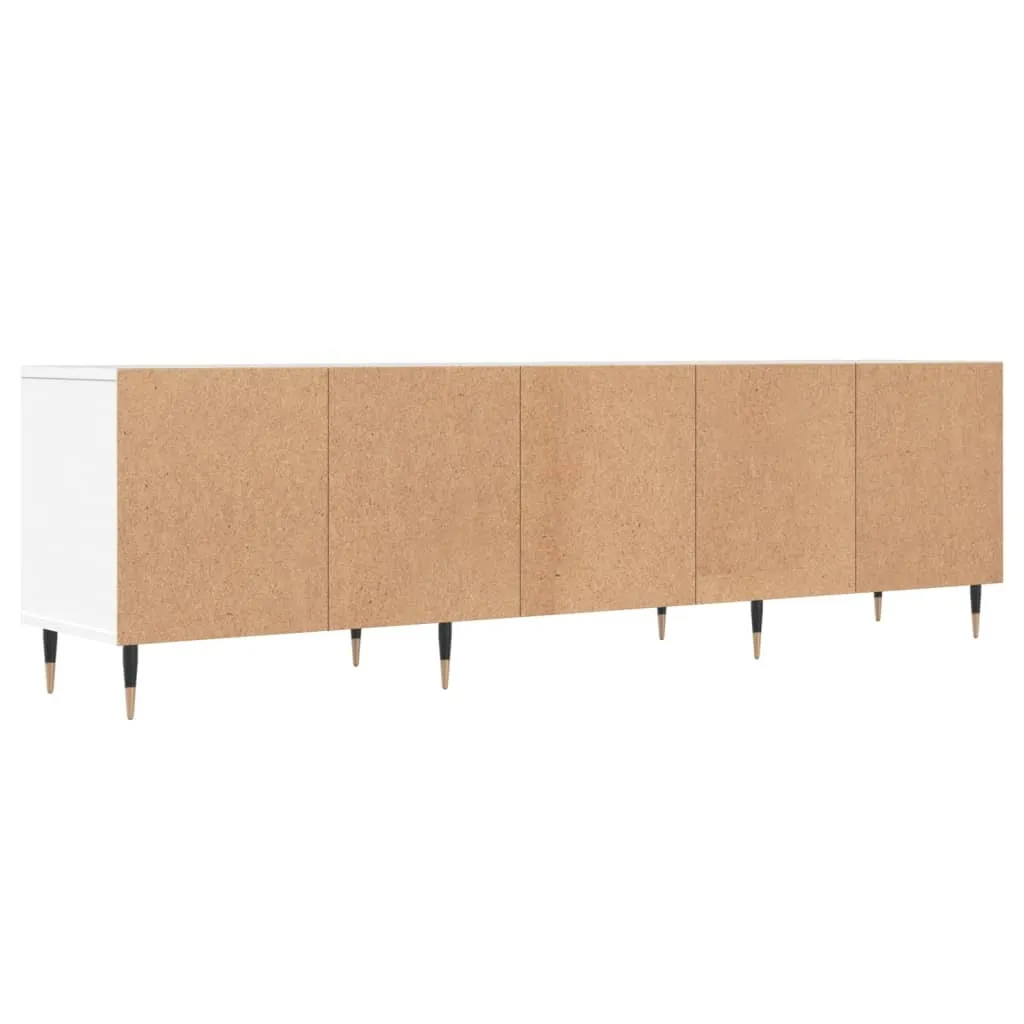 Mobile TV Bianco Elegante 150cm | Arredamento Soggiorno Legno Design - 8