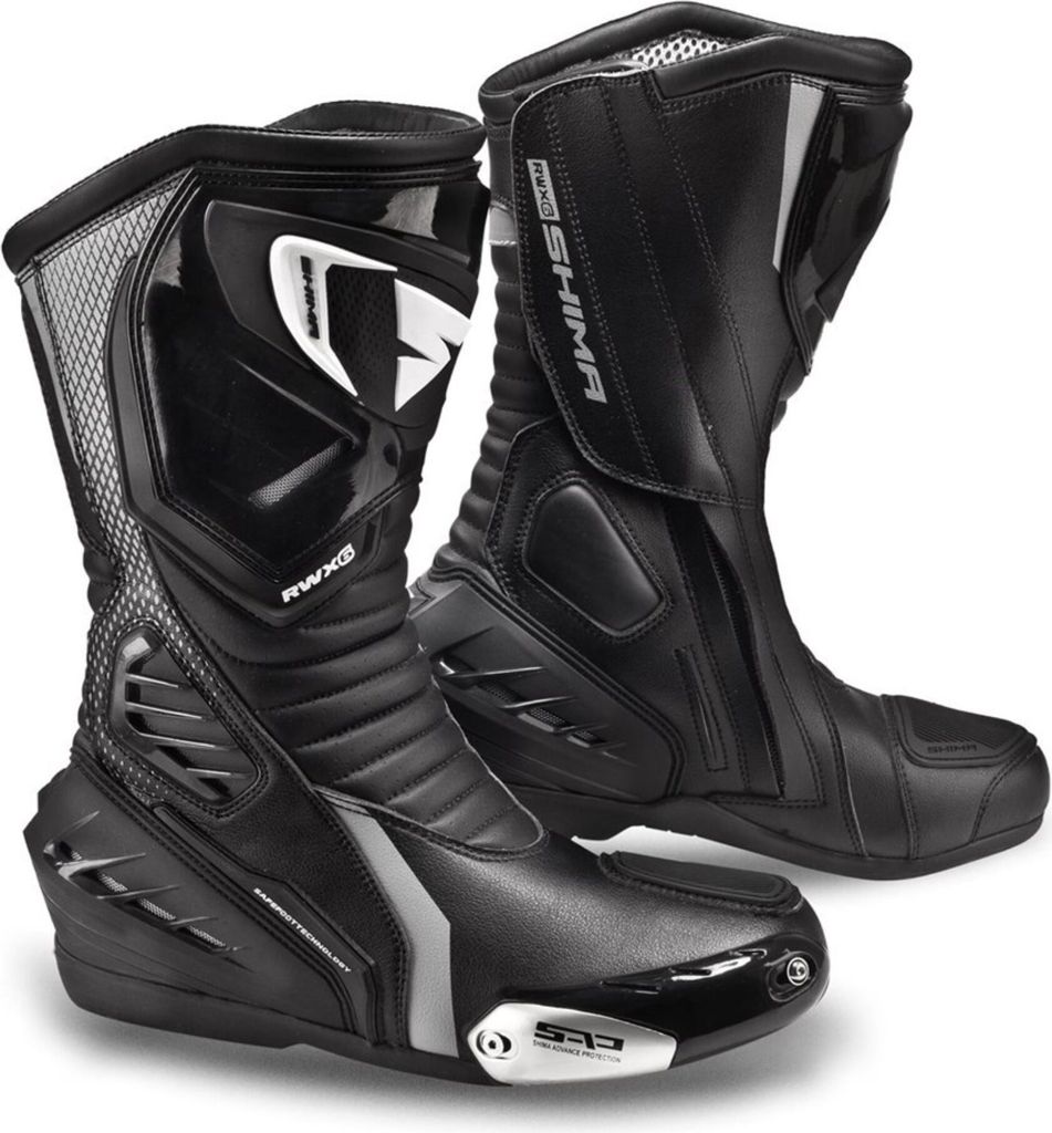 SHIMA RWX-6 Damen Motorrad Stiefel, schwarz, 38