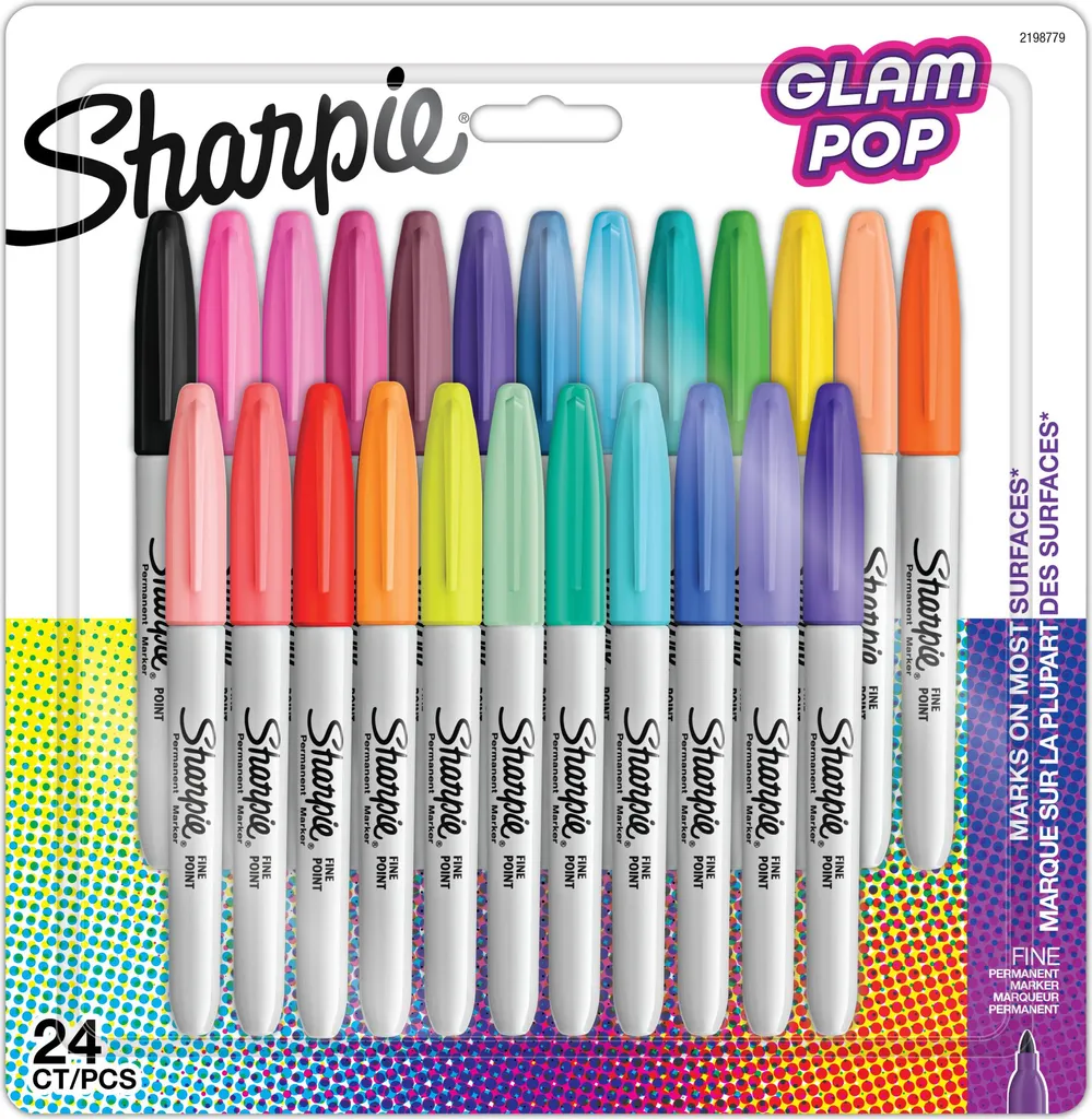 Sharpie Glam Pop 2198779 - Marcatori Permanenti Fine Point 0.9mm - 1