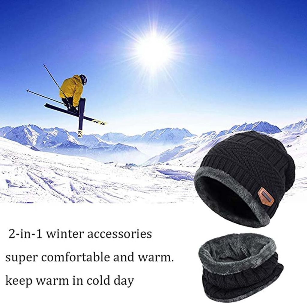 Wintermütze, Strickmütze, Warme Beanie, Winter Mütze und Produktbild 5