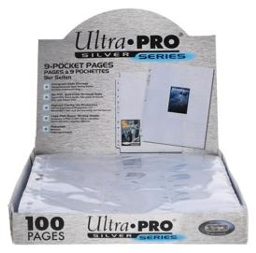 Lot de 100 feuilles classeur pour 9 cartes Ultra Pro silver Image du produit 