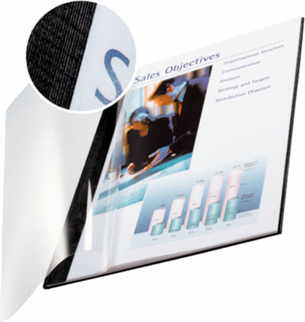 Buchbindemappe Leitz Softcover Classic mit transparenter Produktbild 