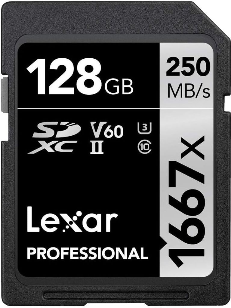 Lexar SDXC 128 GB Speicherkarte Klasse 10 UHS-II Produktbild 