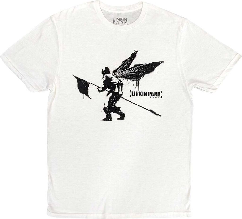 Linkin Park - "Street Soldier" T-Shirt für Herren/Damen Uni RO9163 (L) (Weiß)