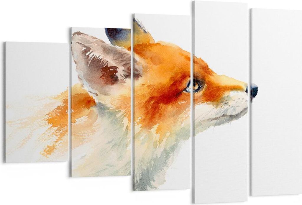 Bild auf Leinwand - Leinwandbild - Fuchs Tier Natur - Produktbild 