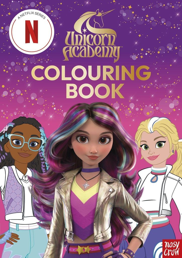Unicorn Academy Colouring Book – Lingua: Inglese