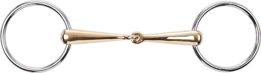 BUSSE Wassertrense Einfach Gebrochen KAUGAN 16 mm Gebiss 15,5 cm