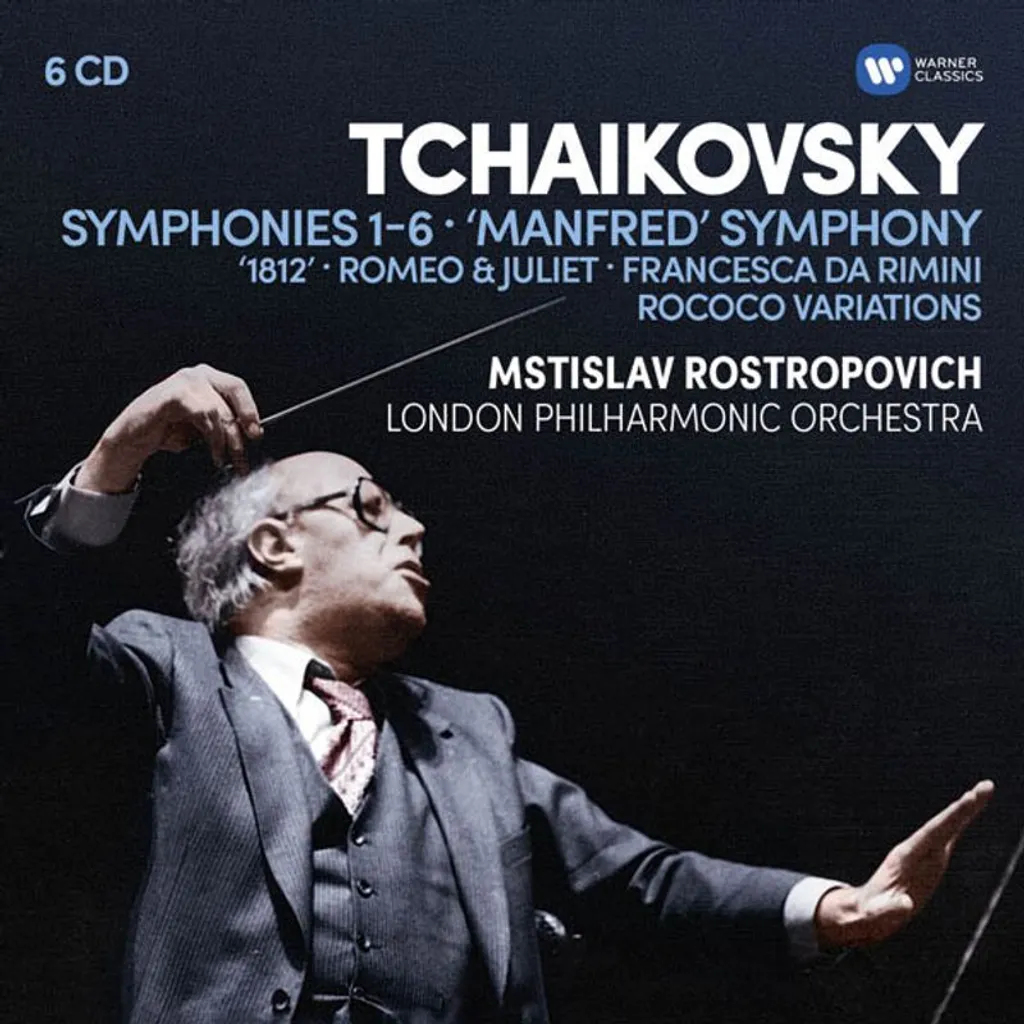 CD Musique Classique Sinfonies Ouvertures Rostropovitch LPO Coffret