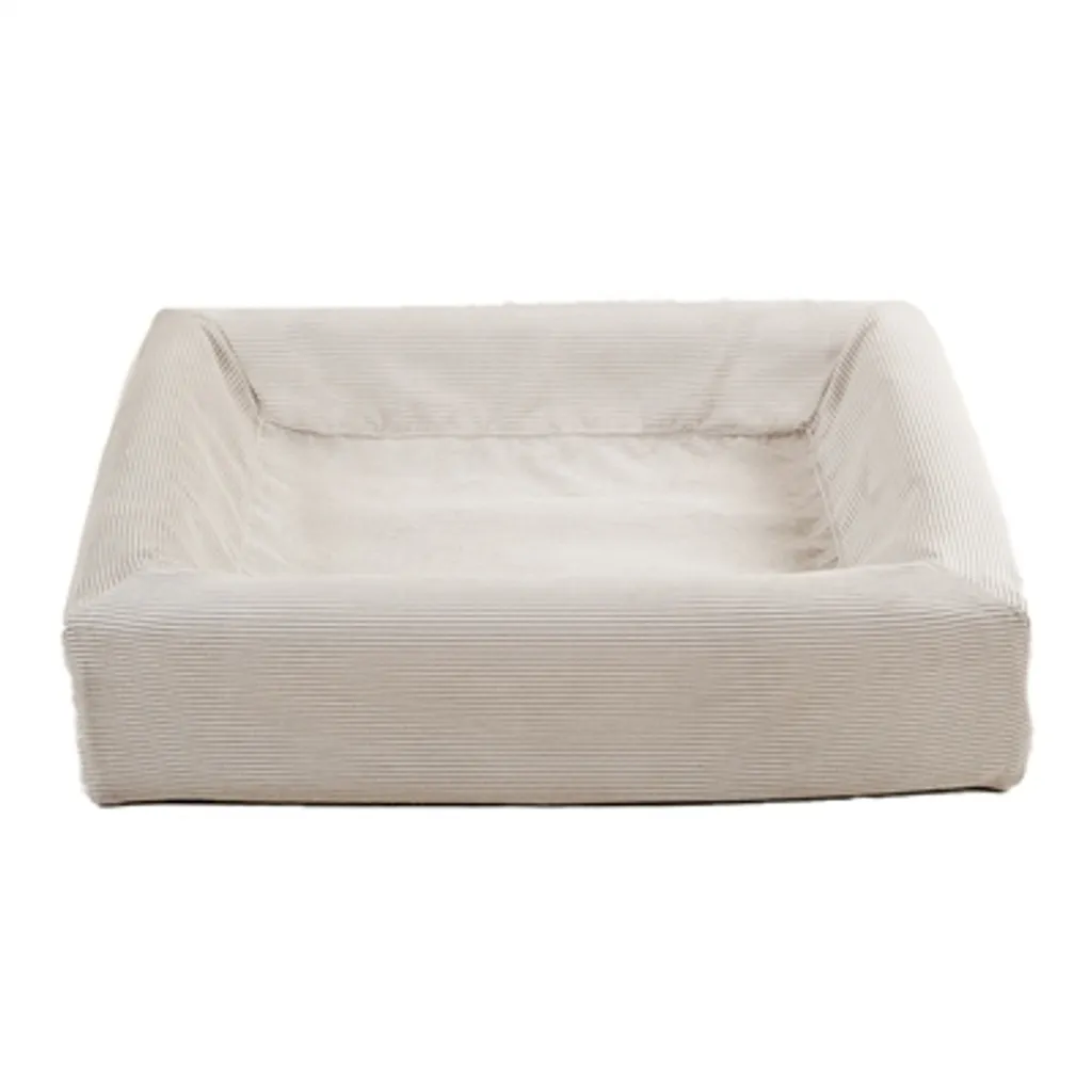 Bia Bed Rib Sabbia: Letto Ortopedico per Cani Design Scandinavo
