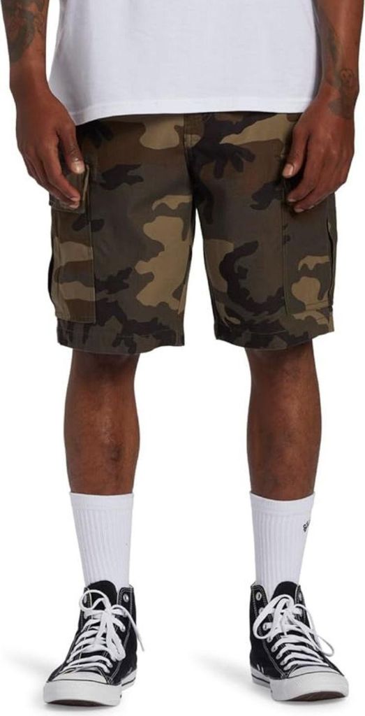 Herren Billabong Combat Cargo kurz Kämpfer Shorts moro W30