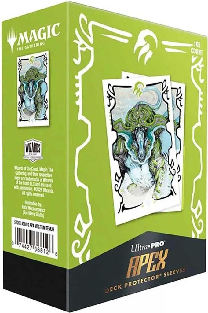 105 Ultra Pro Apex Sleeves - Tarkir: Dragonstorm (66x91mm) Produktbild 