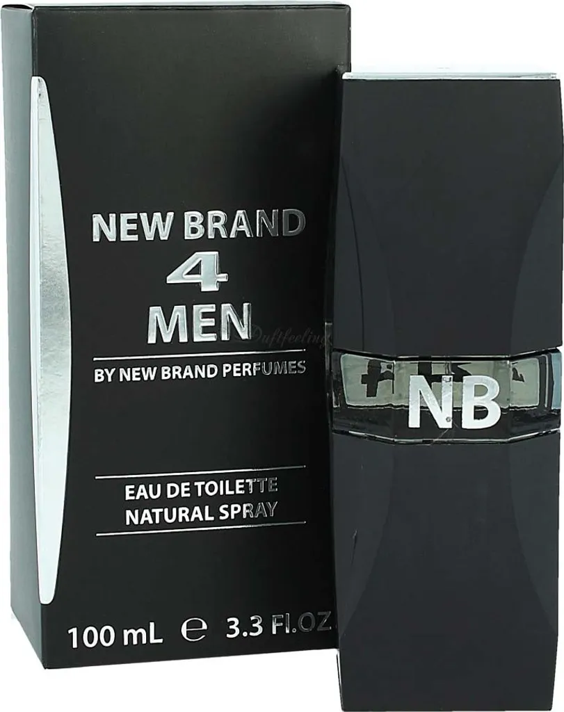 Eau de toilette pour homme Black and Silver flacon de 100 ml élégant