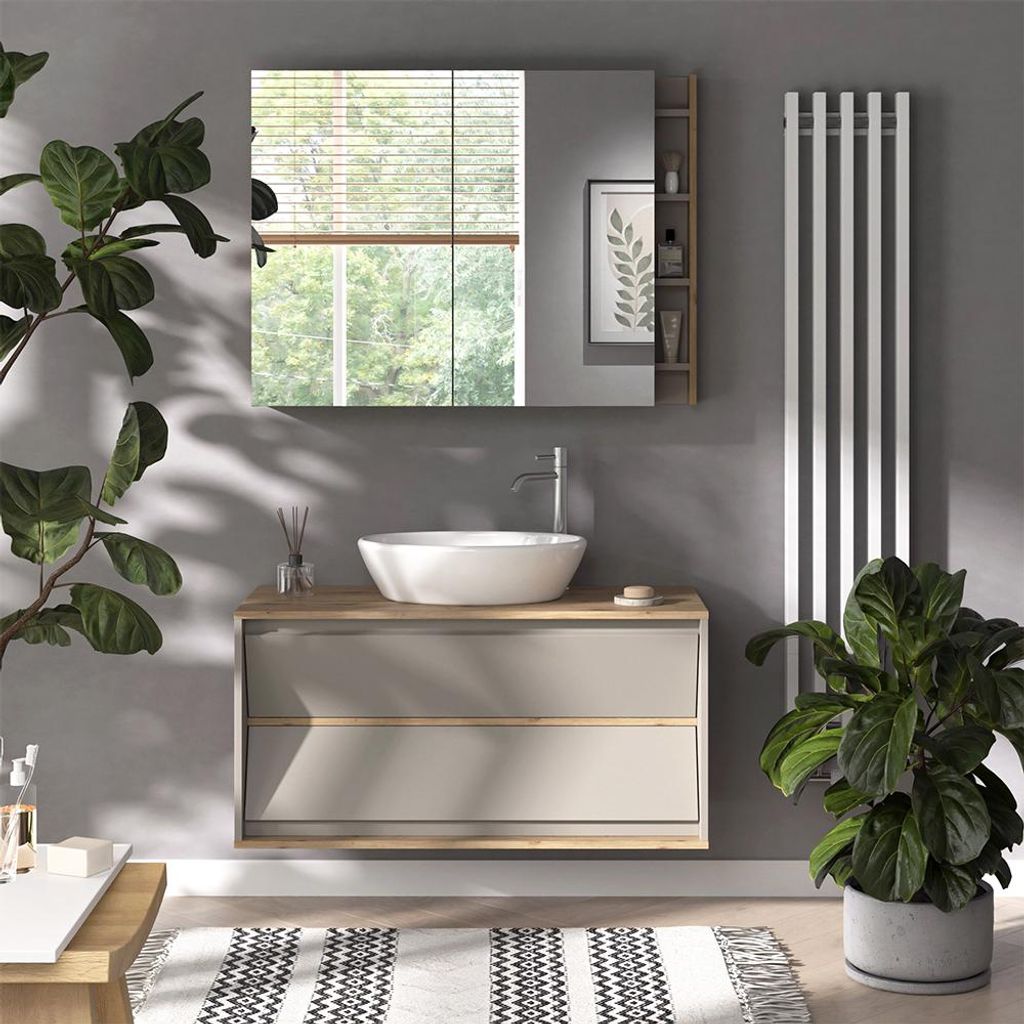 Mobile sottolavabo per bagno Vicco Edelin Cachemire 100 x Immagine del prodotto 