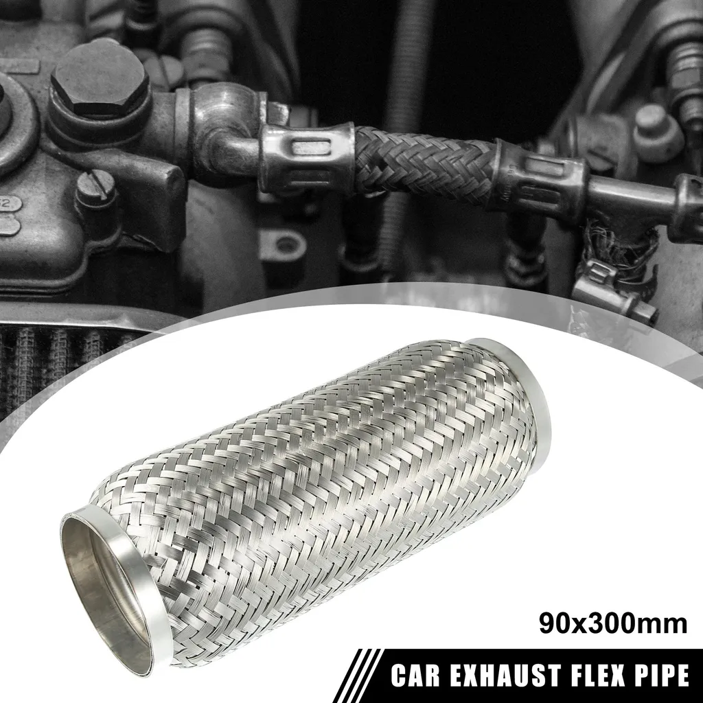 Flexible de pot d'échappement universel inox pour voiture et SUV