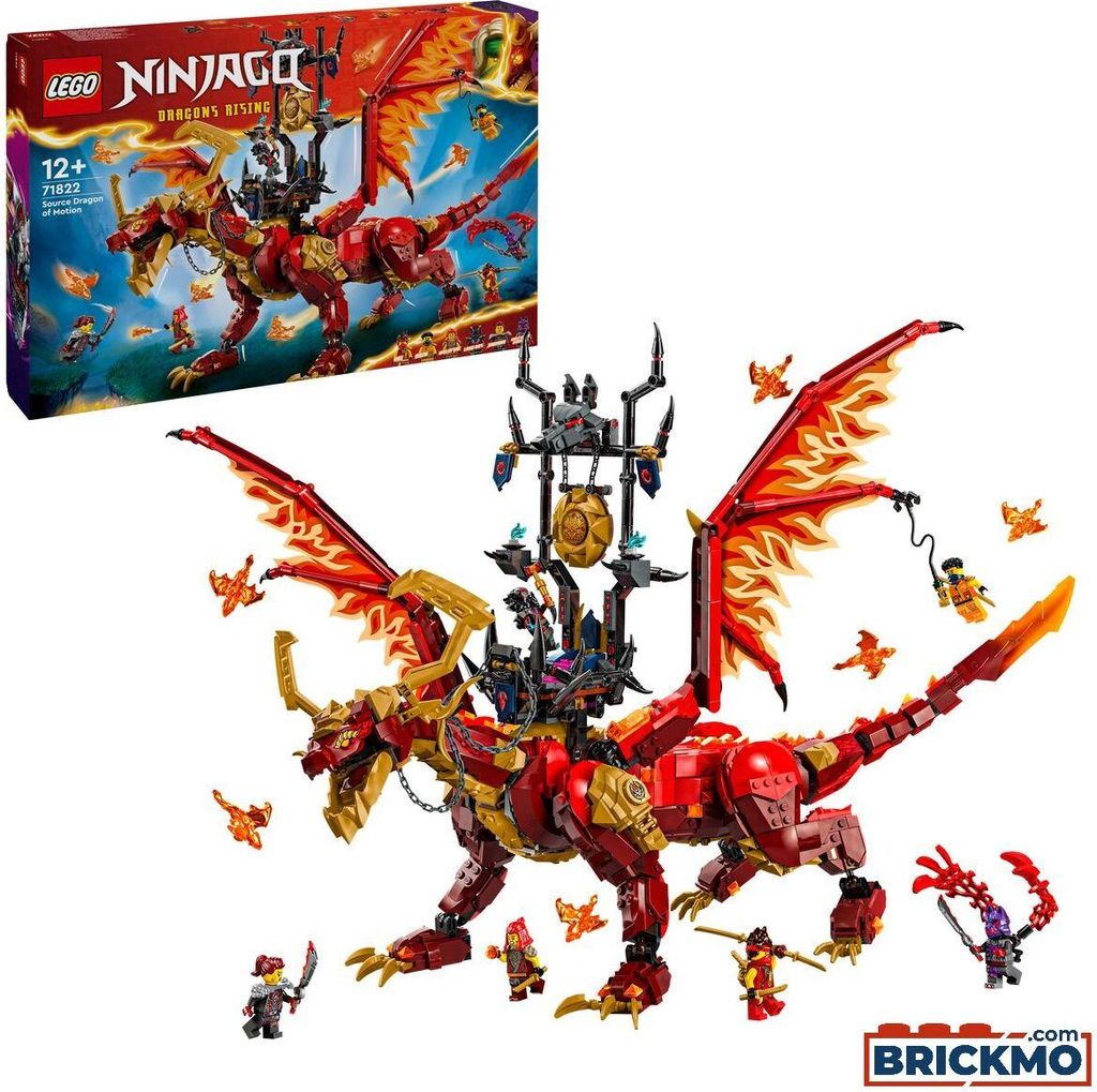 LEGO NINJAGO Smoczyca źródła ruchu, Figurka do Zbudowania, Zdjęcie produktu 22