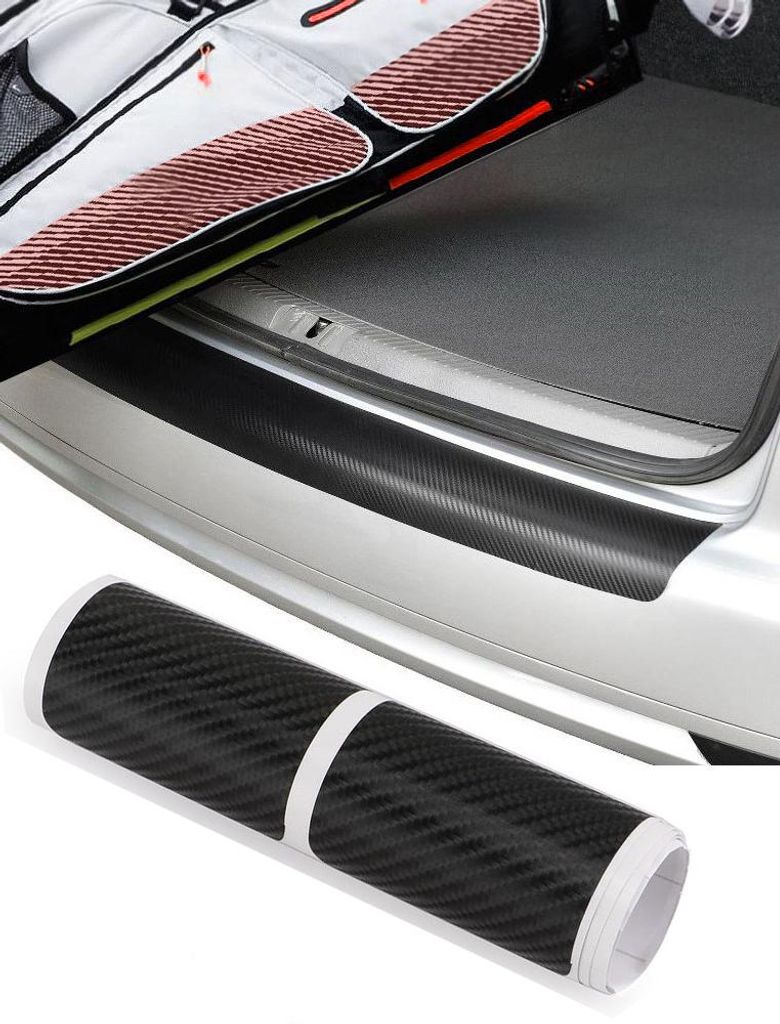 Für Skoda Superb III 3V Kombi 2015- Ladekantenschutz Folie Schutz Carbon Optik in der Farbe Carbon von OPPL UG (haftungsbeschränkt)