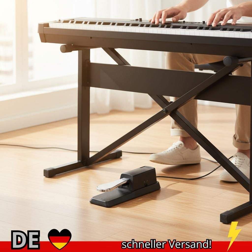 Sustain-Pedal mit Polarität Schalter für Midi-Keyboard-Synth-Digital Pianos