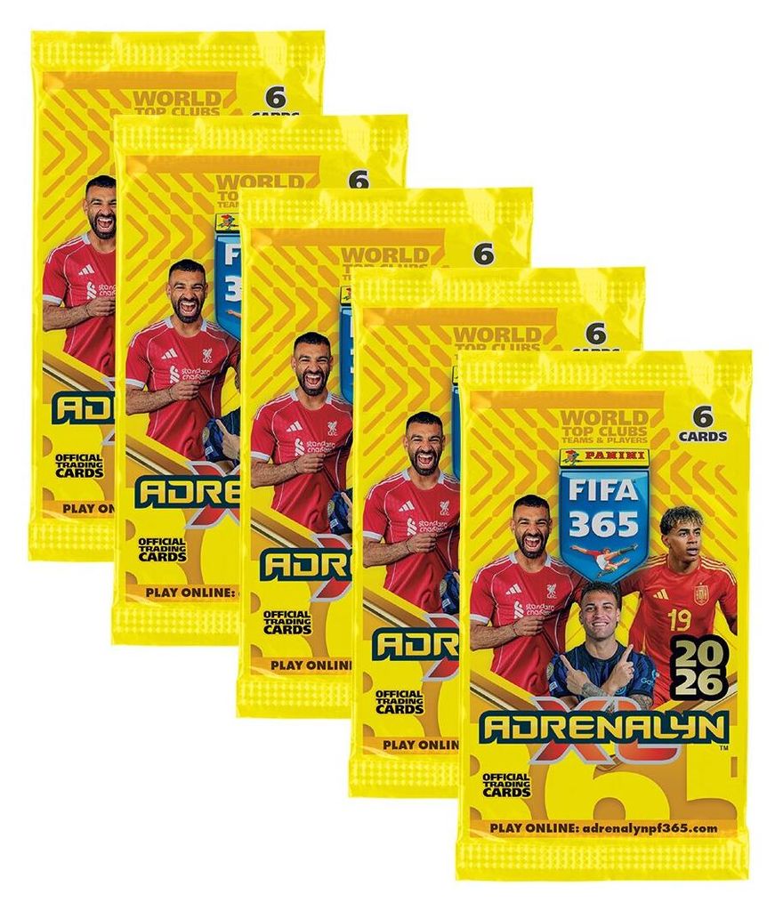 FIFA 365 Adrenalyn XL 2026 Trading Cards - 5 Booster Produktbild 