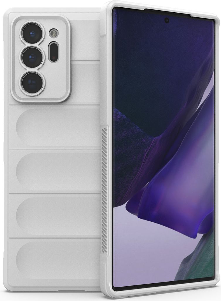 Galaxy Note 20 Ultra Hülle, Weich TPU Silikon Stossfest Anti-rutsch Schutzhülle für Samsung Galaxy Note 20 Ultra 5G Weiß