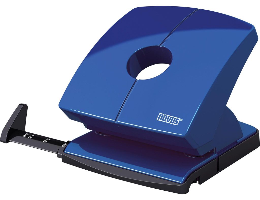 NOVUS Locher B230 025-0616 30Blatt blau Produktbild 
