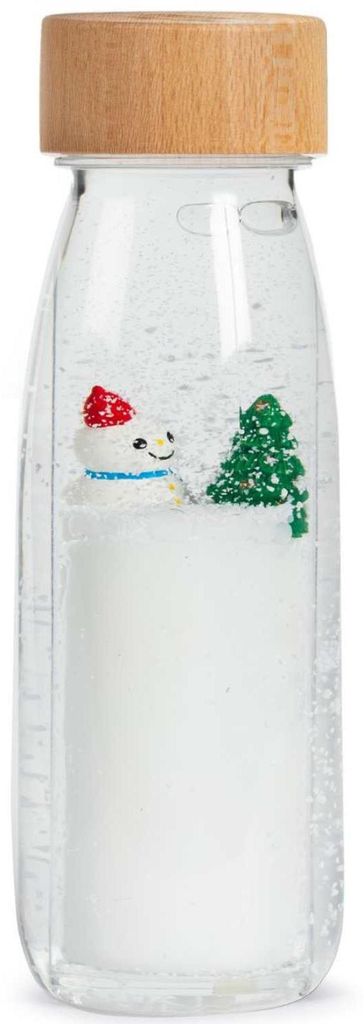 Bottiglia sensoriale move Winter Tiny - 14 x 4 cm - Bianca Immagine del prodotto 