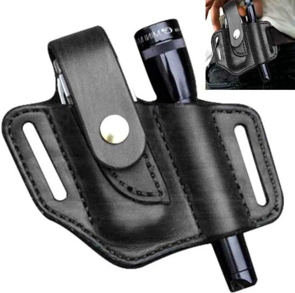 Pochette de Ceinture EDC Tactique en Cuir Synthétique pour Multitool
