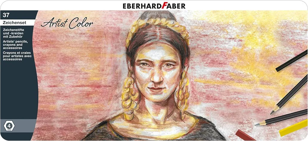 Matériel de dessin complet 37 pièces pour vos croquis et illustrations