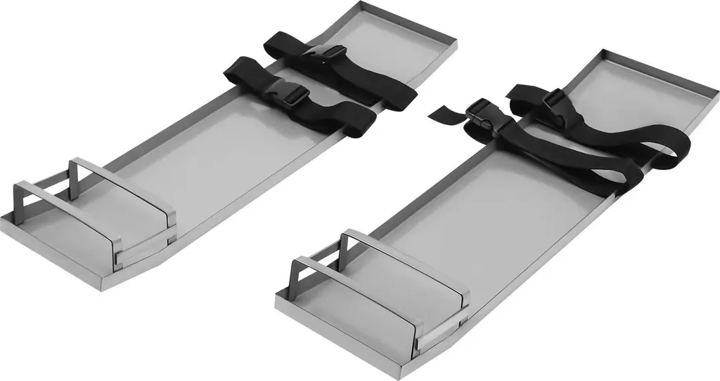 Planches à genoux pour béton en acier inoxydable 70x20cm - Lot de 2