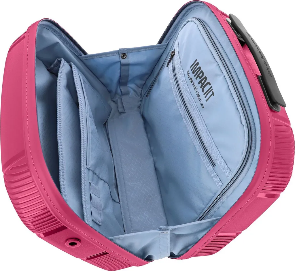 Vanity case rigide IMPACKT IP1 trousse de toilette de voyage rose - 4
