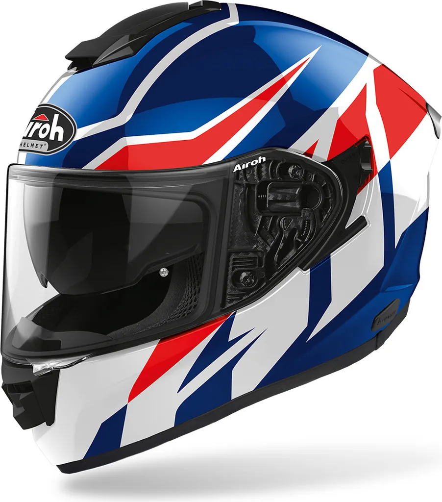 Casque Intégral Airoh ST 501 Frost Bleu et Rouge en Taille 2XL (63)