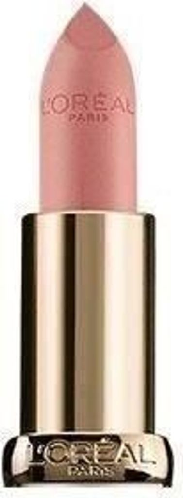 A close-up studio shot of a L'Oréal Paris lipstick.